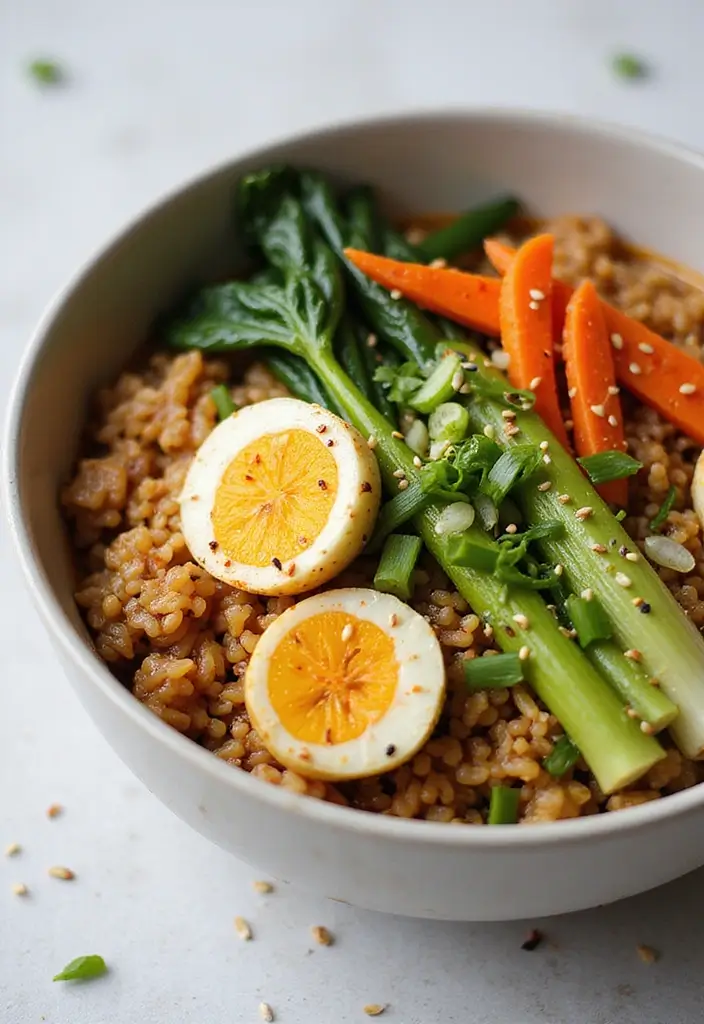 25 Brown Rice Ramen Noodle Recipes for a Healthier Bowl 1 25 Brown Rice Ramen Noodle Recipes for a Healthier Bowl - 1. Spicy Sesame Brown Rice Ramen