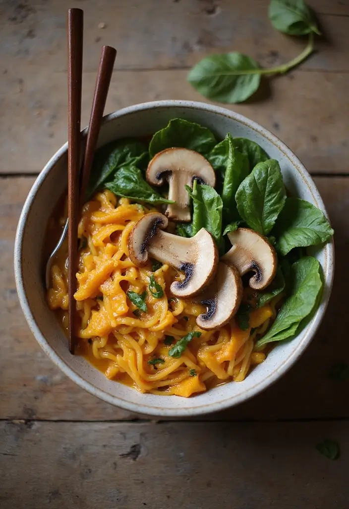 25 Brown Rice Ramen Noodle Recipes for a Healthier Bowl 55 25 Brown Rice Ramen Noodle Recipes for a Healthier Bowl - 11. Butternut Squash Ramen