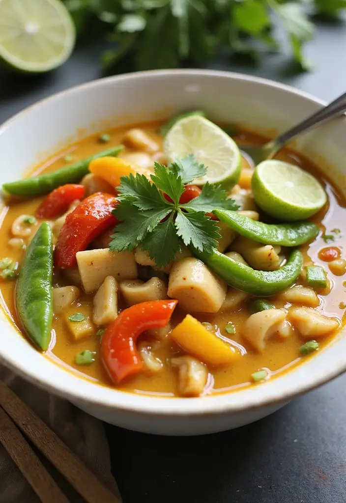 25 Brown Rice Ramen Noodle Recipes for a Healthier Bowl 8 25 Brown Rice Ramen Noodle Recipes for a Healthier Bowl - 2. Creamy Coconut Curry Ramen