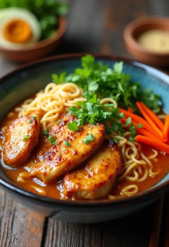 25 Brown Rice Ramen Noodle Recipes for a Healthier Bowl 95 25 Brown Rice Ramen Noodle Recipes for a Healthier Bowl - 23. Honey Garlic Ramen with Chicken