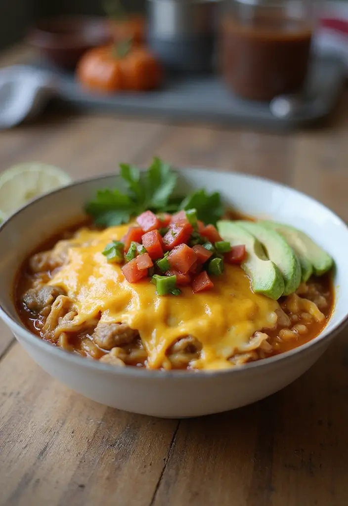 25 Cheesy Ramen Recipes You Didn’t Know You Needed 44 25 Cheesy Ramen Recipes You Didn’t Know You Needed - 10. Cheesy Taco Ramen