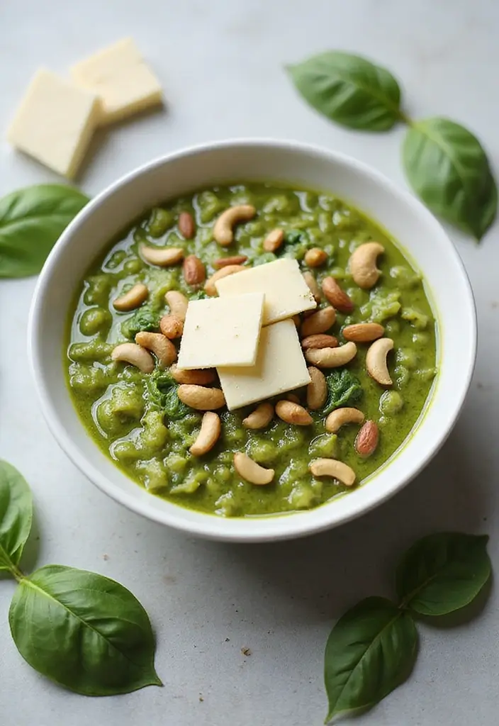 25 Cheesy Ramen Recipes You Didn’t Know You Needed 15 25 Cheesy Ramen Recipes You Didn’t Know You Needed - 3. Creamy Pesto Ramen