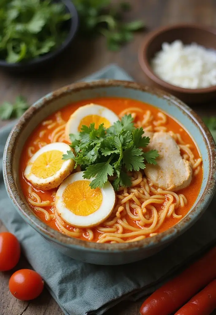 25 Chicken Ramen Instant Pot Recipes That Save Time 16 25 Chicken Ramen Instant Pot Recipes That Save Time - 4. Coconut Curry Chicken Ramen