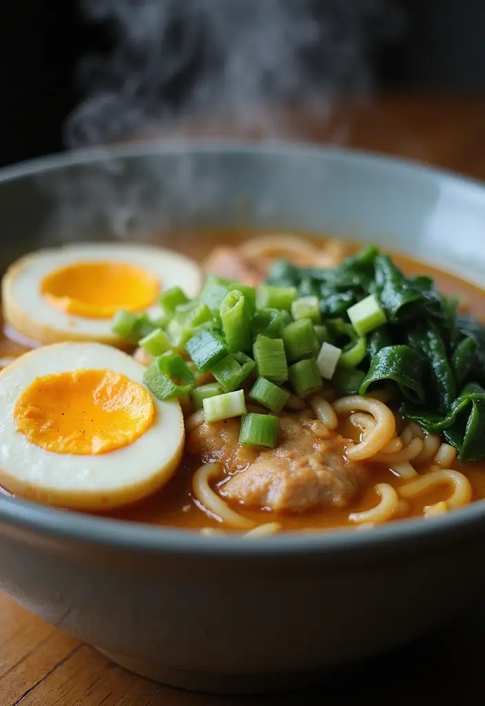 25 Chicken Ramen Recipes with Boiled Egg Perfection - 1. Classic Chicken Ramen with Soft-Boiled Egg