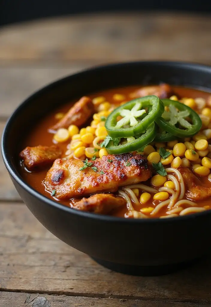 25 Chicken Ramen Recipes with Boiled Egg Perfection - 10. BBQ Chicken Ramen