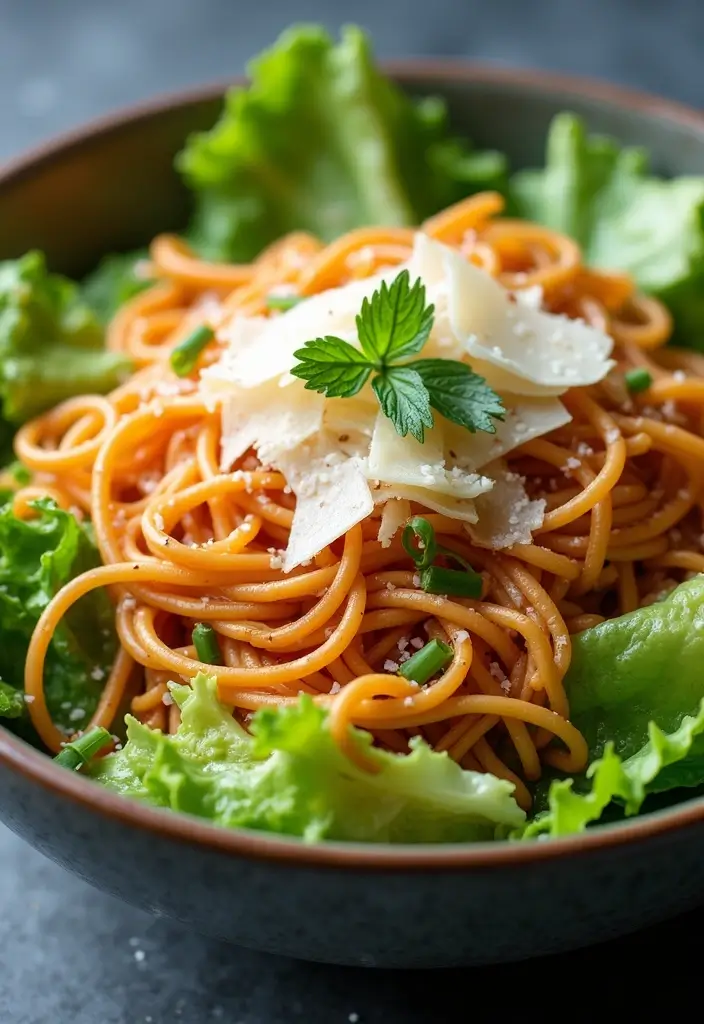 25+ Costco Ramen Noodle Recipes Busy People Swear By - 15. Ramen Caesar Salad