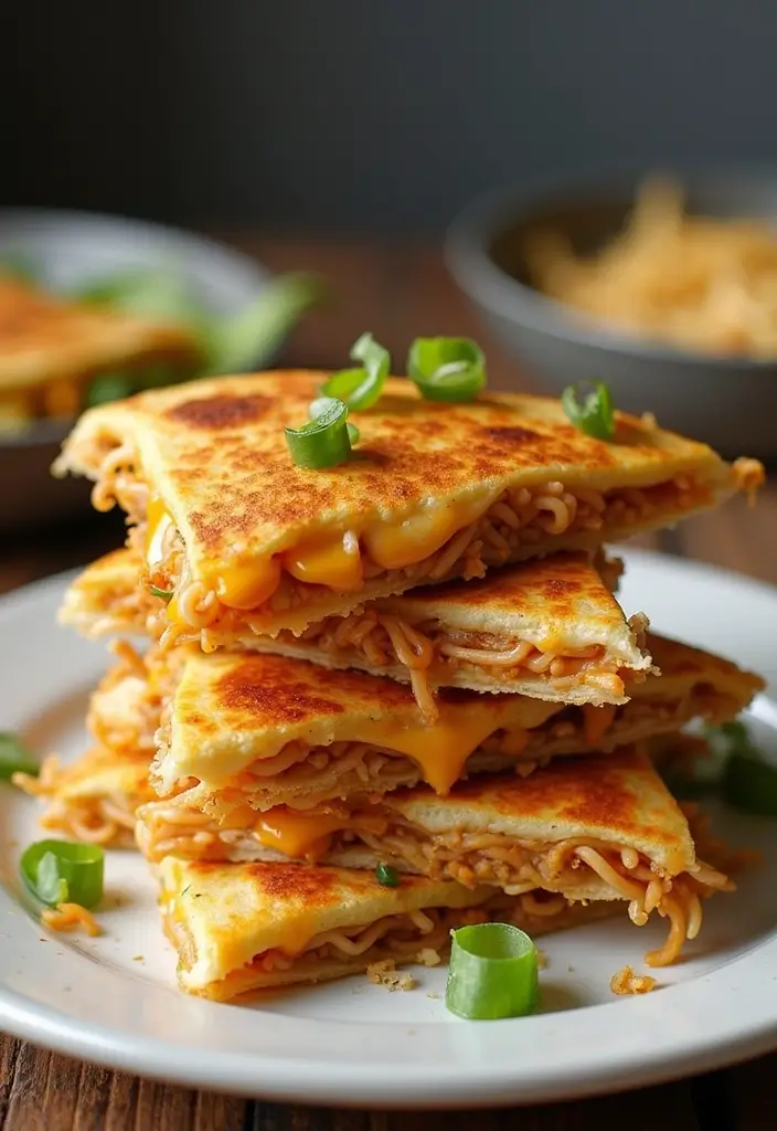 25+ Costco Ramen Noodle Recipes Busy People Swear By - 18. Ramen Quesadilla