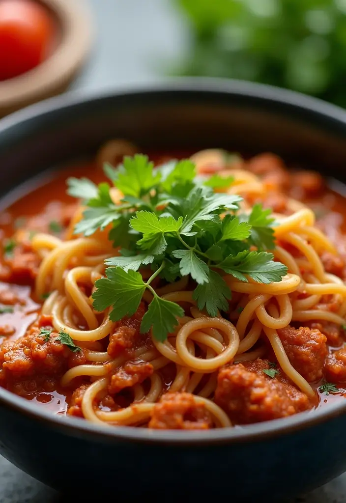 25+ Costco Ramen Noodle Recipes Busy People Swear By - 23. Ramen Bolognese