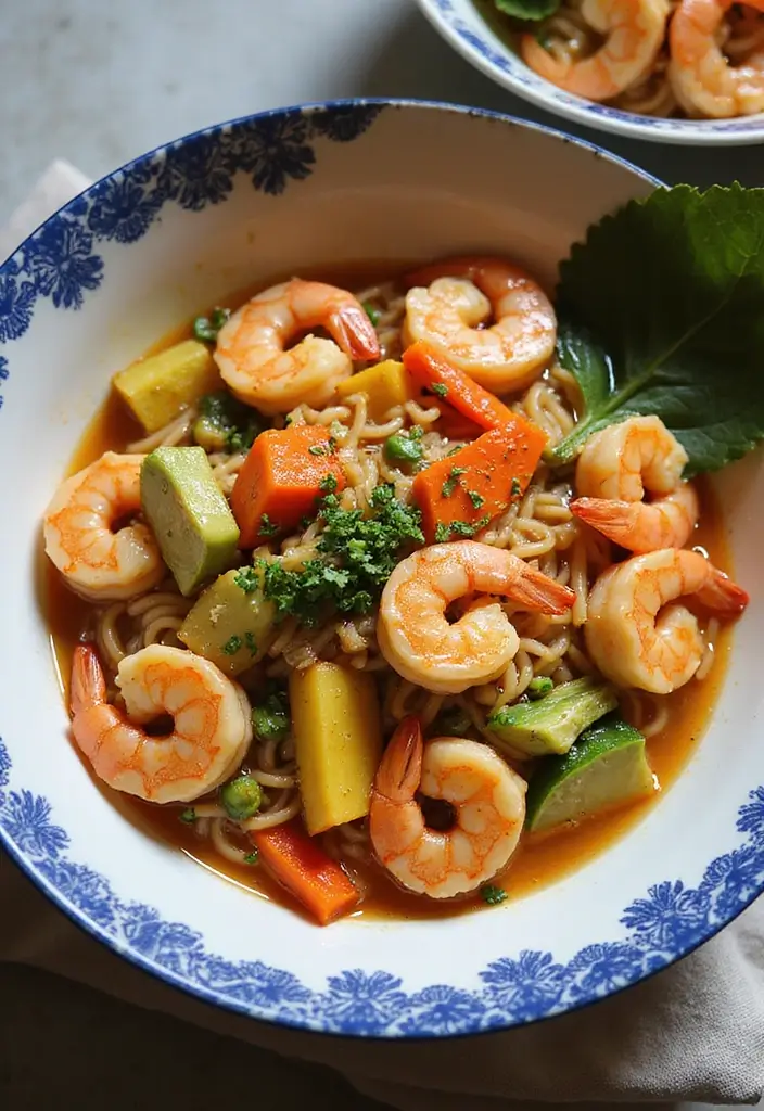 25+ Costco Ramen Noodle Recipes Busy People Swear By - 24. Ramen & Shrimp Stir-Fry