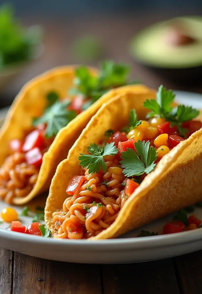 25+ Costco Ramen Noodle Recipes Busy People Swear By - 25. Ramen Tacos