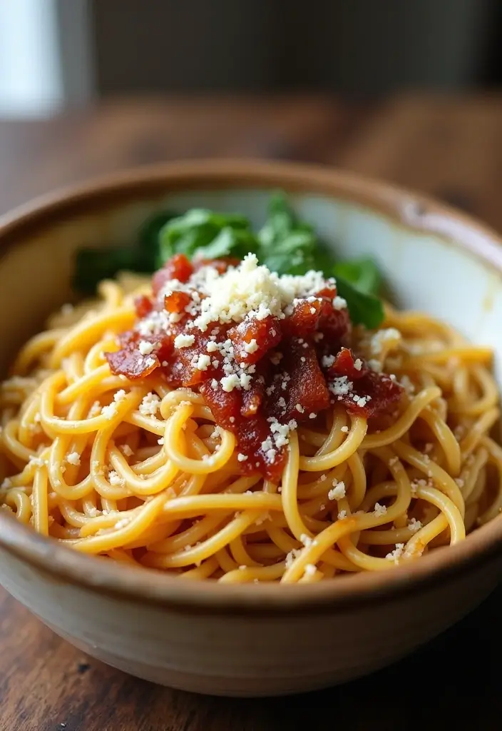 25+ Costco Ramen Noodle Recipes Busy People Swear By - 8. Ramen Carbonara