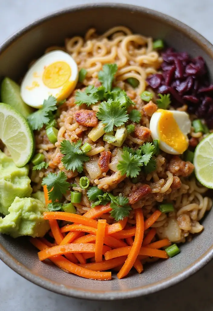 25+ Costco Ramen Noodle Recipes Busy People Swear By - 9. Ramen Taco Salad