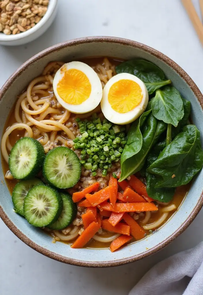 25+ Fancy Top Ramen Recipes That Feel Gourmet 113 25+ Fancy Top Ramen Recipes That Feel Gourmet - 19. Spinach & Lentil Ramen