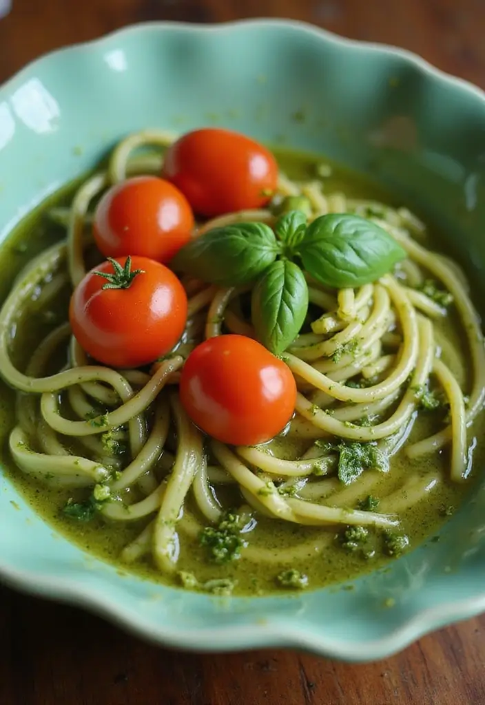 25+ Fancy Top Ramen Recipes That Feel Gourmet 121 25+ Fancy Top Ramen Recipes That Feel Gourmet - 21. Pesto Ramen