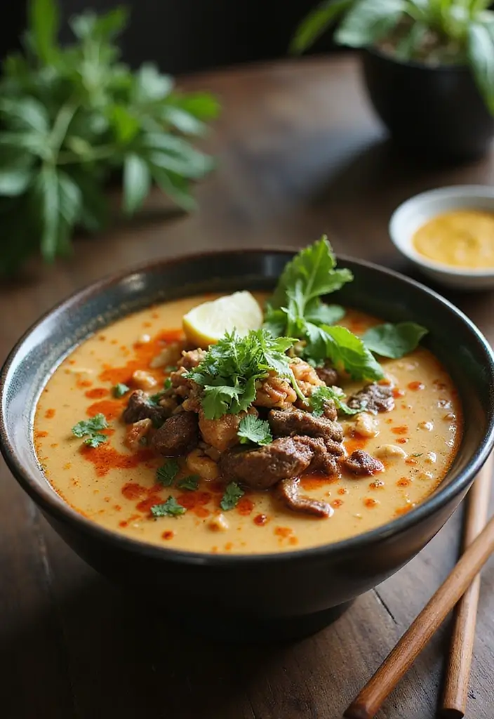 25 Ground Beef Ramen Skillet Recipes from 12 Tomatoes 60 25 Ground Beef Ramen Skillet Recipes from 12 Tomatoes - 12. Thai Beef Ramen