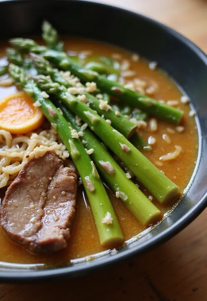 25 Ground Beef Ramen Skillet Recipes from 12 Tomatoes 109 25 Ground Beef Ramen Skillet Recipes from 12 Tomatoes - 21. Beef Ramen with Asparagus