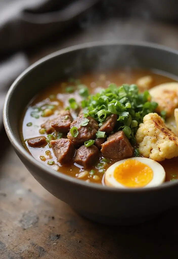 25 Ground Beef Ramen Skillet Recipes from 12 Tomatoes 123 25 Ground Beef Ramen Skillet Recipes from 12 Tomatoes - 23. Beef Ramen with Cauliflower