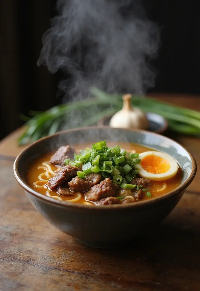 25 Ground Beef Ramen Skillet Recipes from 12 Tomatoes 21 25 Ground Beef Ramen Skillet Recipes from 12 Tomatoes - 5. Asian Garlic Beef Ramen