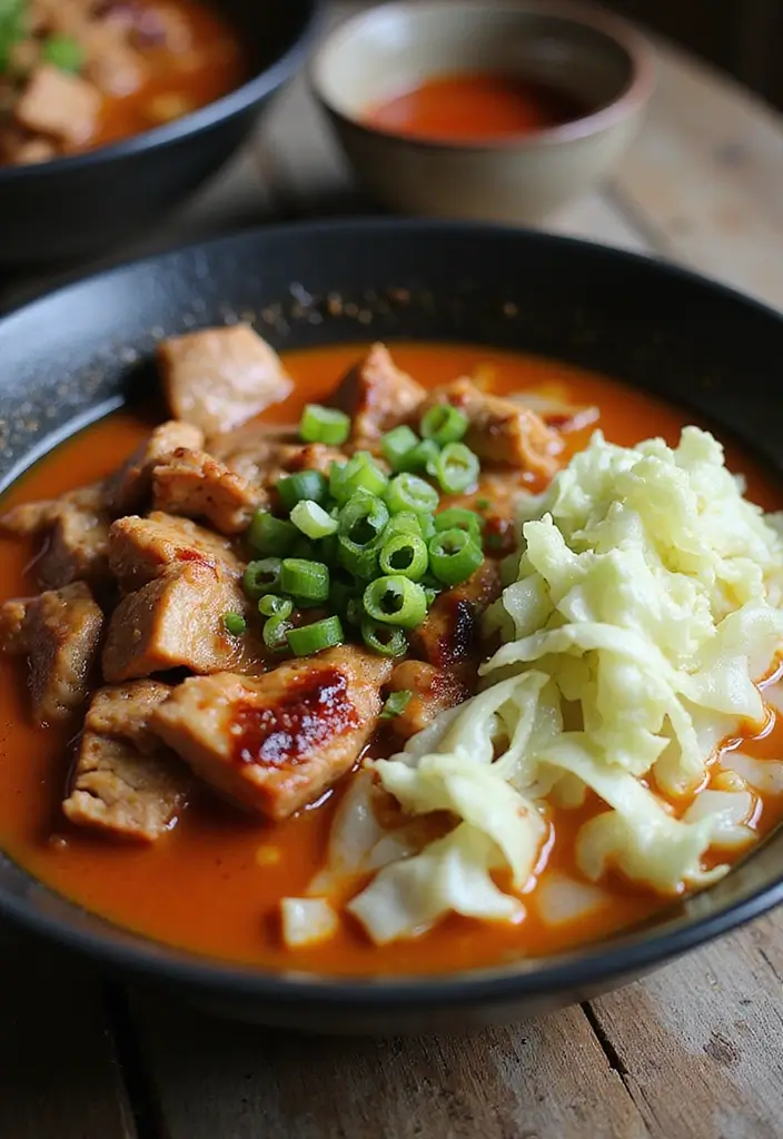 25+ Healthy Instant Ramen Recipes That Taste Homemade 75 25+ Healthy Instant Ramen Recipes That Taste Homemade - 15. BBQ Pork Ramen with Cabbage