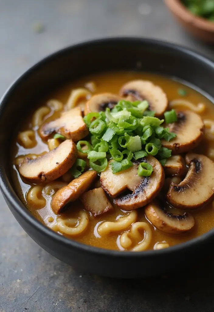 25+ Healthy Instant Ramen Recipes That Taste Homemade 45 25+ Healthy Instant Ramen Recipes That Taste Homemade - 9. Savory Mushroom Ramen