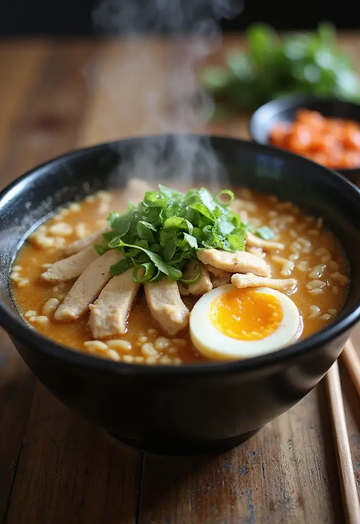 25+ Healthy Ramen Noodle Recipes for Easy Work Lunches 1 25+ Healthy Ramen Noodle Recipes for Easy Work Lunches - 1. Classic Chicken Ramen