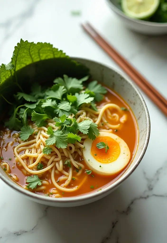 25+ Healthy Ramen Noodle Recipes for Easy Work Lunches 130 25+ Healthy Ramen Noodle Recipes for Easy Work Lunches - 24. Ginger Lemongrass Ramen