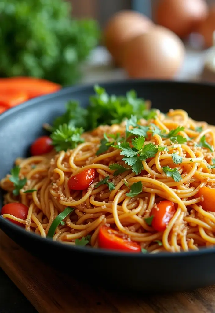 25+ Healthy Ramen Noodle Recipes for Easy Work Lunches 47 25+ Healthy Ramen Noodle Recipes for Easy Work Lunches - 9. One-Pan Ramen Stir Fry