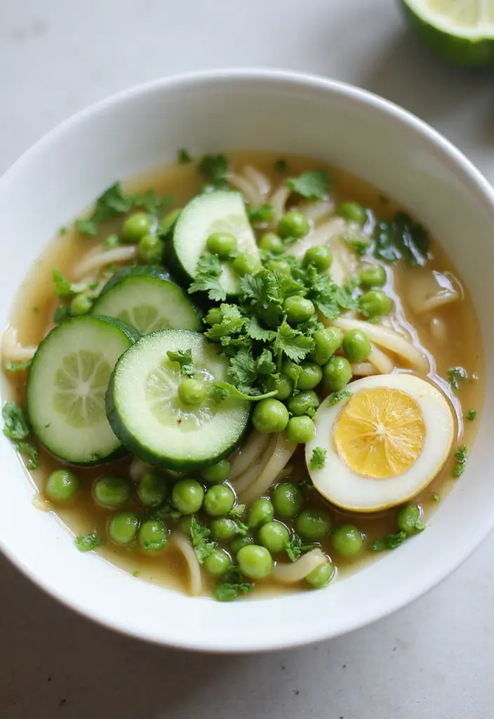 25 Pescatarian Ramen Recipes Full of Fresh Seafood Flavor 71 25 Pescatarian Ramen Recipes Full of Fresh Seafood Flavor - 13. Cucumber & Edamame Ramen