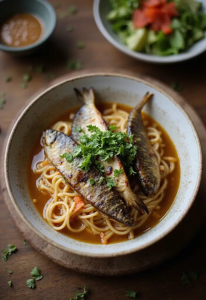 25 Pescatarian Ramen Recipes Full of Fresh Seafood Flavor 84 25 Pescatarian Ramen Recipes Full of Fresh Seafood Flavor - 16. Grilled Sardine Ramen