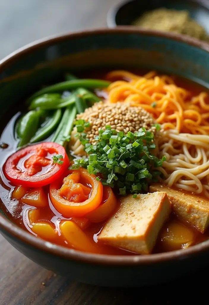 25 Pescatarian Ramen Recipes Full of Fresh Seafood Flavor 103 25 Pescatarian Ramen Recipes Full of Fresh Seafood Flavor - 19. Vegetable and Tofu Miso Ramen