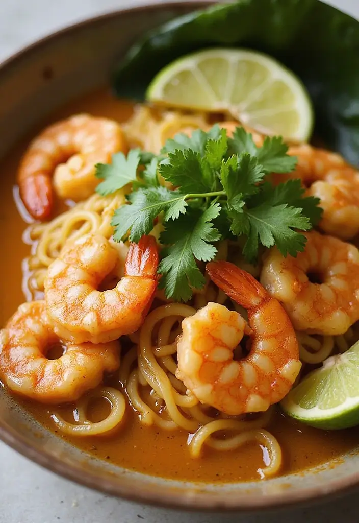 25 Pescatarian Ramen Recipes Full of Fresh Seafood Flavor 22 25 Pescatarian Ramen Recipes Full of Fresh Seafood Flavor - 4. Thai Coconut Shrimp Ramen