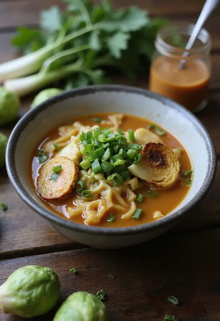 25 Ramen Noodle Recipes Inspired by Half Baked Harvest 11 25 Ramen Noodle Recipes Inspired by Half Baked Harvest - 3. Miso Ramen with Roasted Brussels Sprouts
