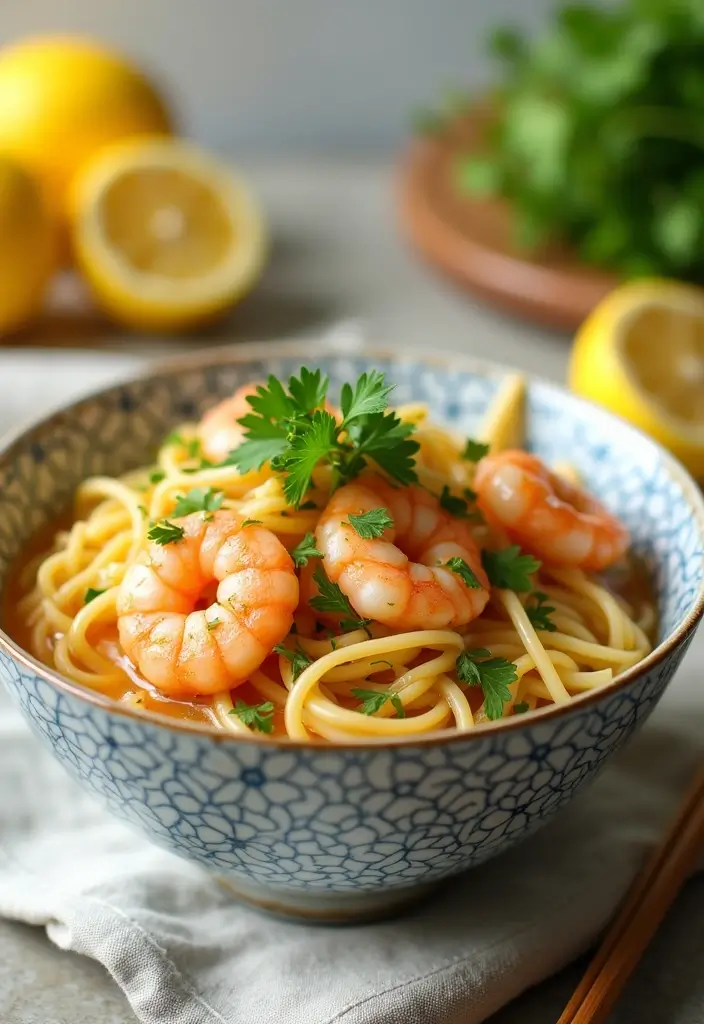 25 Ramen Noodle Recipes Inspired by Half Baked Harvest 25 25 Ramen Noodle Recipes Inspired by Half Baked Harvest - 5. Lemon Garlic Shrimp Ramen