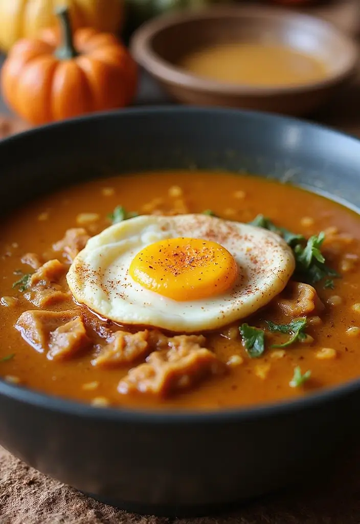 25 Ramen Noodle Recipes with Egg for Extra Protein and Creaminess 112 25 Ramen Noodle Recipes with Egg for Extra Protein and Creaminess - 20. Pumpkin Spice Ramen with Egg