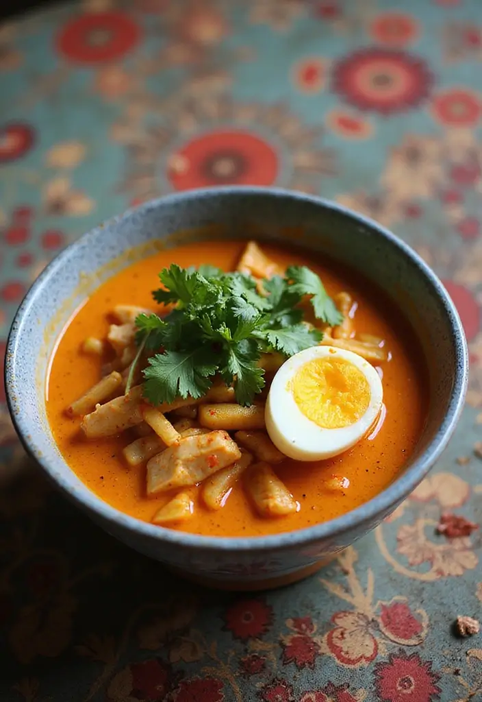 25 Ramen Noodle Recipes with Egg for Extra Protein and Creaminess 126 25 Ramen Noodle Recipes with Egg for Extra Protein and Creaminess - 22. Red Curry Ramen with Egg