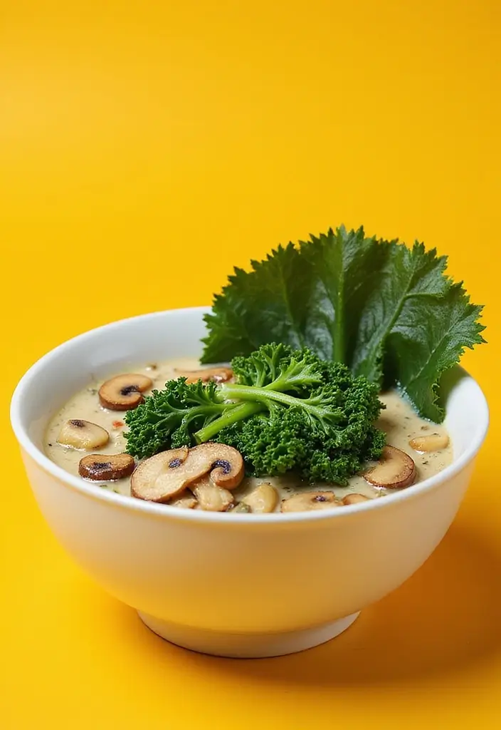 25 Ramen Recipes with Cream of Mushroom Comfort 120 25 Ramen Recipes with Cream of Mushroom Comfort - 22. Cream of Mushroom and Kale Ramen