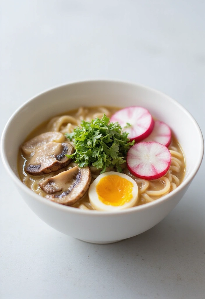 25 Ramen Recipes with Cream of Mushroom Comfort 123 25 Ramen Recipes with Cream of Mushroom Comfort - 23. Cream of Mushroom and Radish Ramen