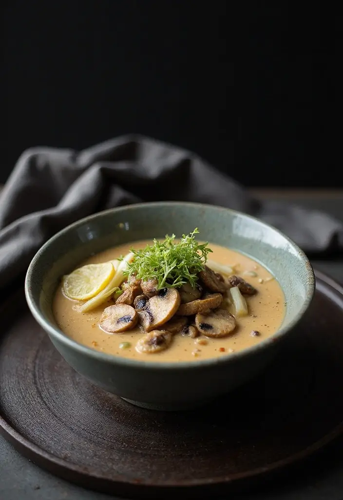 25 Ramen Recipes with Cream of Mushroom Comfort 130 25 Ramen Recipes with Cream of Mushroom Comfort - 24. Cream of Mushroom and Fennel Ramen
