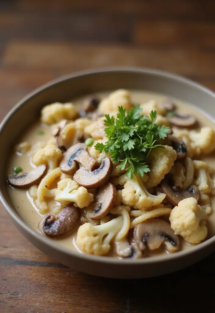 25 Ramen Recipes with Cream of Mushroom Comfort 137 25 Ramen Recipes with Cream of Mushroom Comfort - 25. Cream of Mushroom and Cauliflower Ramen