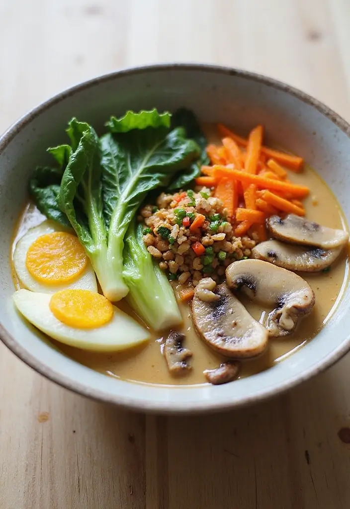 25 Ramen Recipes with Cream of Mushroom Comfort 27 25 Ramen Recipes with Cream of Mushroom Comfort - 5. Vegan Cream of Mushroom Ramen