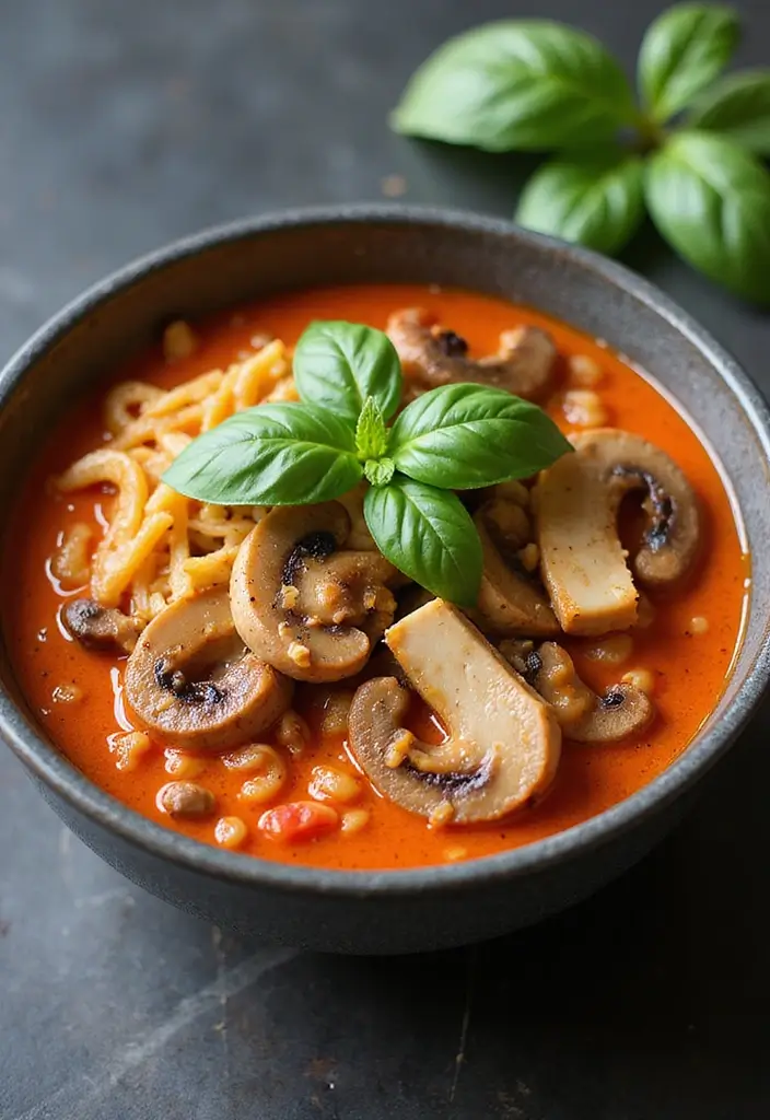 25 Ramen Recipes with Cream of Mushroom Comfort 48 25 Ramen Recipes with Cream of Mushroom Comfort - 8. Creamy Tomato and Mushroom Ramen