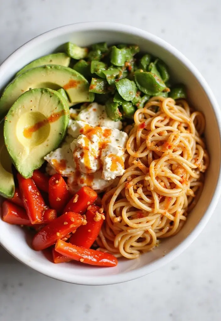 25 Ramen Salad Recipes That Are Light and Flavorful 6 25 Ramen Salad Recipes That Are Light and Flavorful - 2. Spicy Garlic Ramen Salad