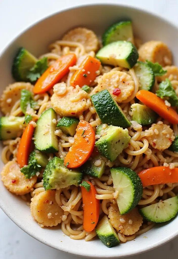 25 Ramen Salad Recipes That Are Light and Flavorful 119 25 Ramen Salad Recipes That Are Light and Flavorful - 23. Garlic Butter Ramen Salad