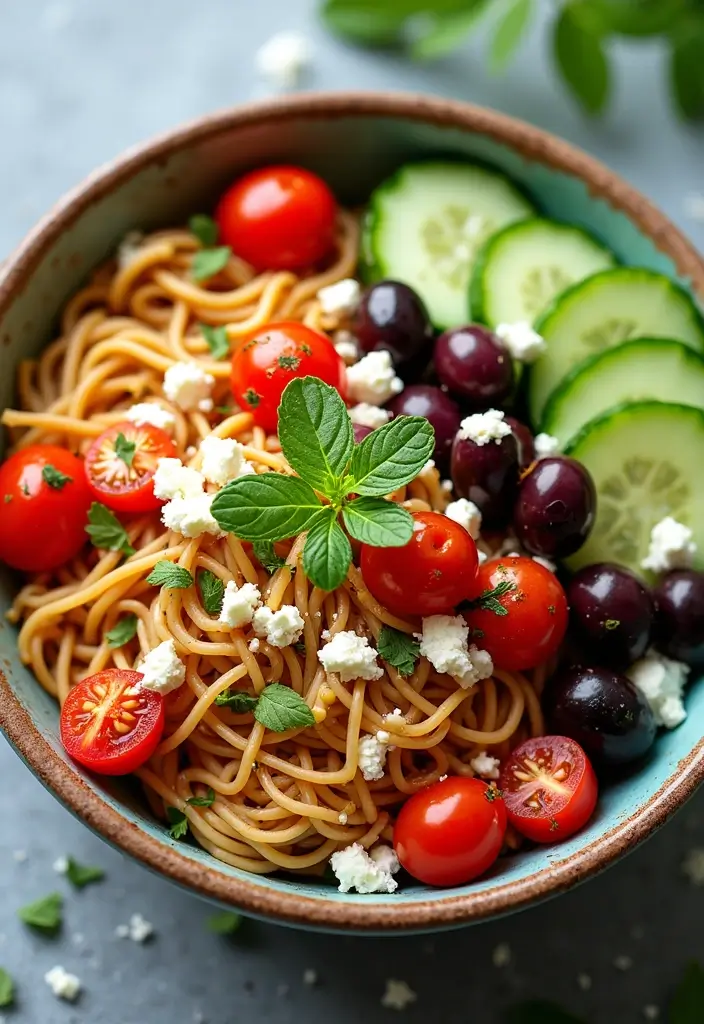 25 Ramen Salad Recipes That Are Light and Flavorful 13 25 Ramen Salad Recipes That Are Light and Flavorful - 3. Mediterranean Ramen Salad