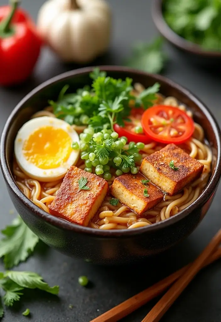 25 Ramen Video Recipes You’ll Want to Save and Cook Tonight 72 25 Ramen Video Recipes You’ll Want to Save and Cook Tonight - 12. Baked Tofu Ramen