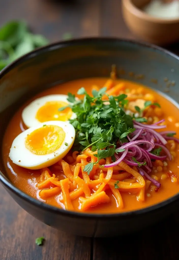 25 Ramen Video Recipes You’ll Want to Save and Cook Tonight 79 25 Ramen Video Recipes You’ll Want to Save and Cook Tonight - 13. Sweet Potato Ramen