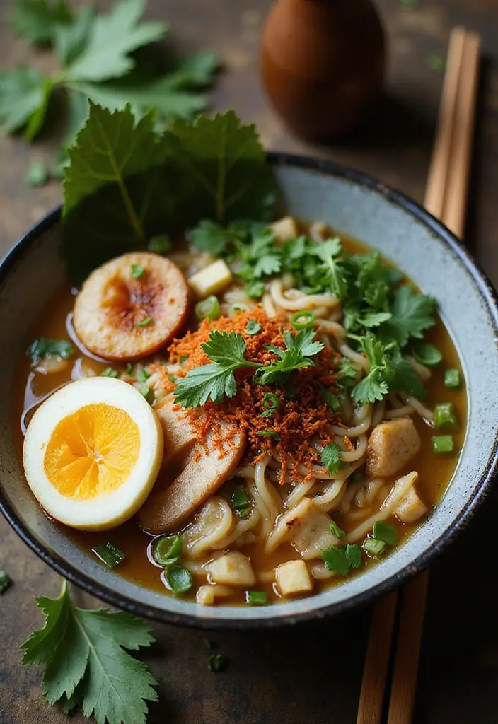 25 Ramen Video Recipes You’ll Want to Save and Cook Tonight 32 25 Ramen Video Recipes You’ll Want to Save and Cook Tonight - 6. Veggie Pho Ramen