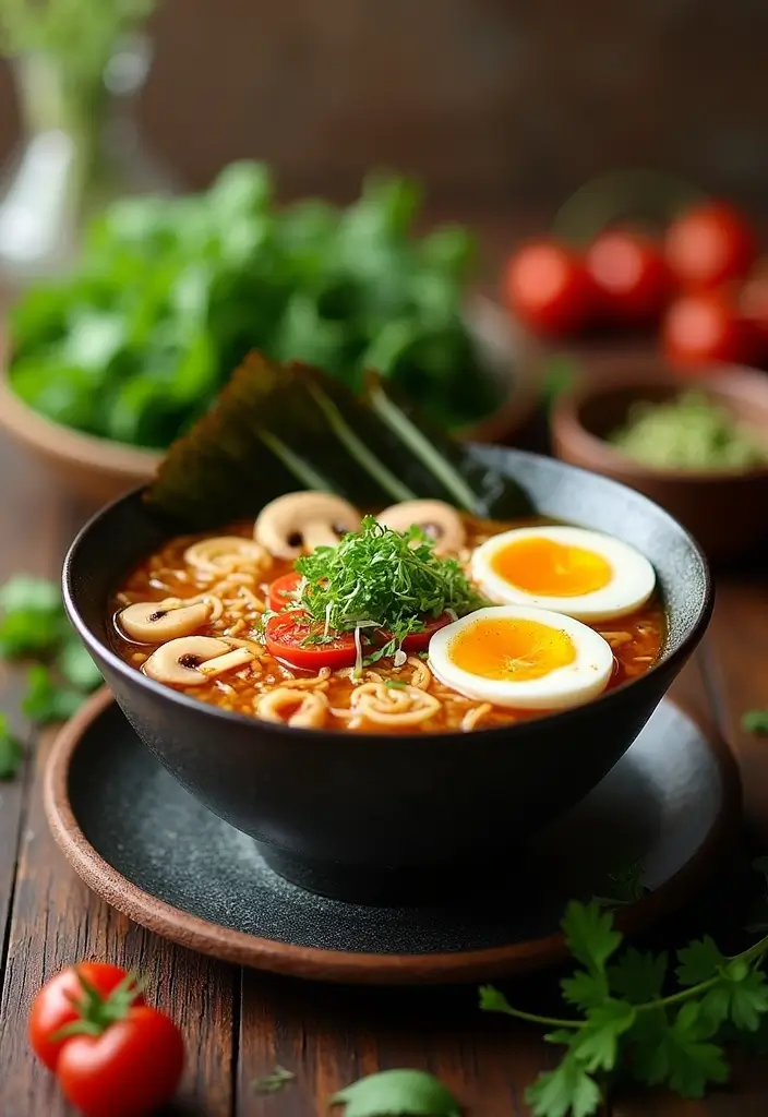 25 Ramen Video Recipes You’ll Want to Save and Cook Tonight 39 25 Ramen Video Recipes You’ll Want to Save and Cook Tonight - 7. Mushroom Miso Ramen
