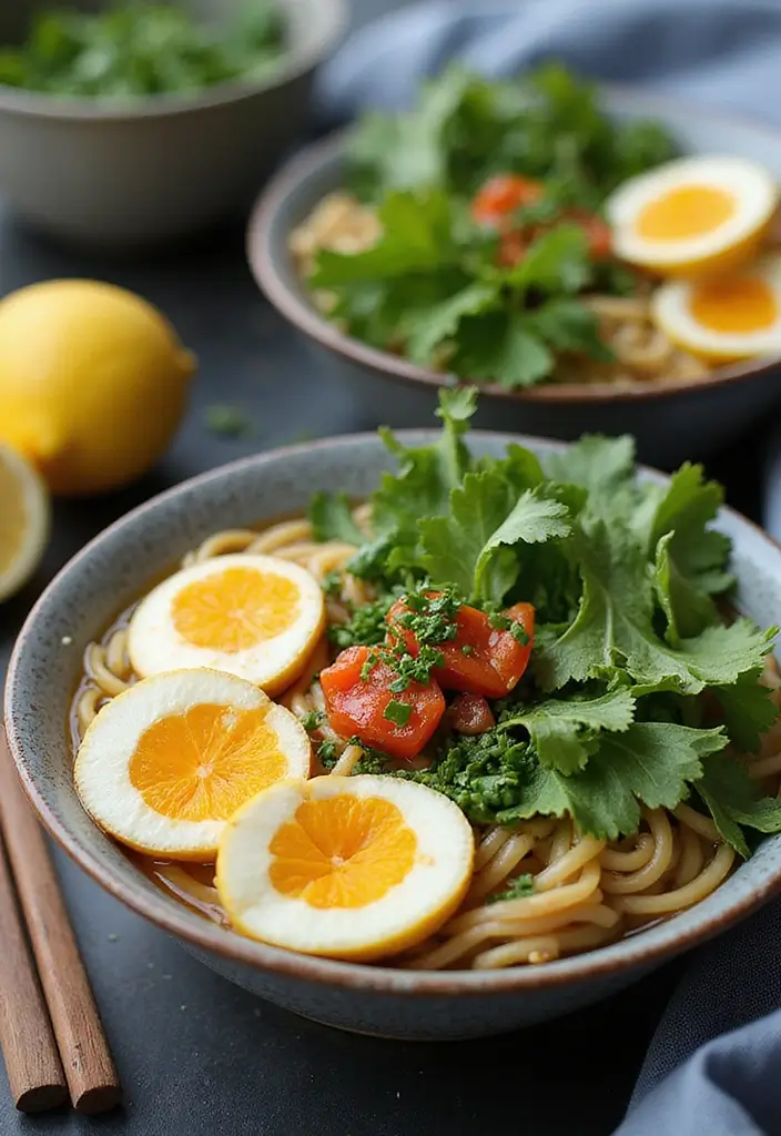 25 Ramen Video Recipes You’ll Want to Save and Cook Tonight 51 25 Ramen Video Recipes You’ll Want to Save and Cook Tonight - 9. Lemon Ginger Ramen
