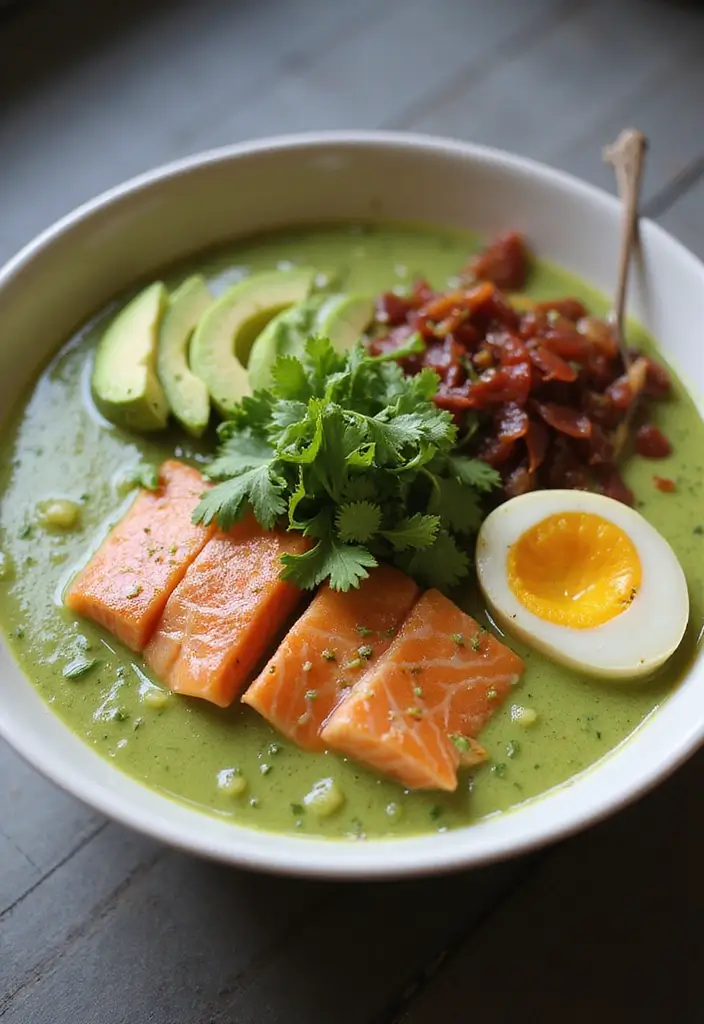 25 Salmon Ramen Recipes That Taste Restaurant-Worthy 66 25 Salmon Ramen Recipes That Taste Restaurant-Worthy - 14. Creamy Avocado Salmon Ramen